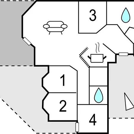 בית נופש Four-bedroom In רונה